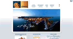 Desktop Screenshot of loewen-langenargen.de
